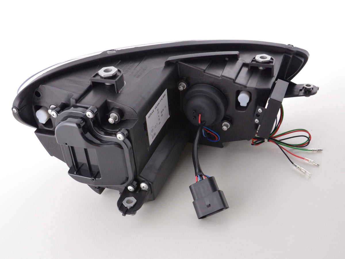 Scheinwerfer Set Daylight LED Tagfahrlicht VW Scirocco 3 Typ 13 chrom Scheinwerfer Set Daylight LED Tagfahrlicht VW Scirocco 3 Typ 13 chrom